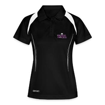 Prosecco Princesse - Polo respirant Femme - noir/blanc - Devant