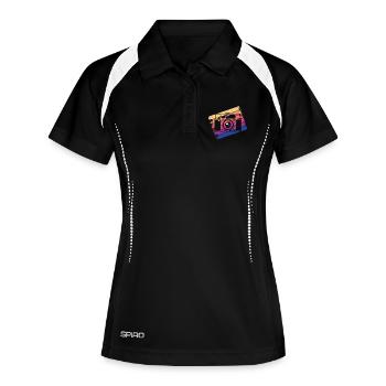 Camera Photographer Photography - Women's Polo breathable - black/white - Front