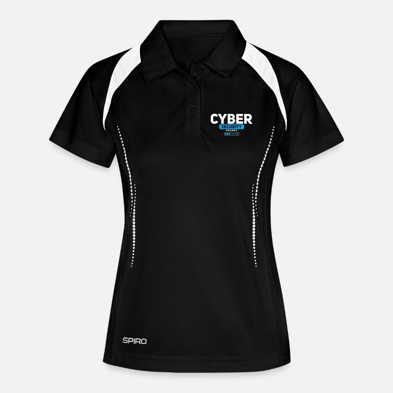 Cybersecurity Degree in cybersecurity - Women's Polo breathable - black/white