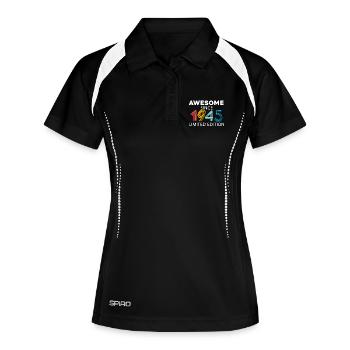 Fantastic since 1945 - born in 1945 - Women's Polo breathable - black/white - Front