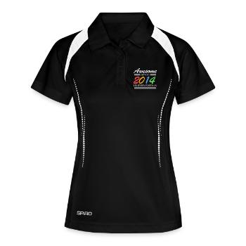 2014 - Fantastique depuis 2014 - Millésime 2014 - Polo respirant Femme - noir/blanc - Devant