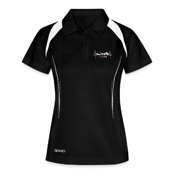 Rome Colosseum Heartbeat Roma Skyline Rome Italy - Women's Polo breathable - black/white - Front