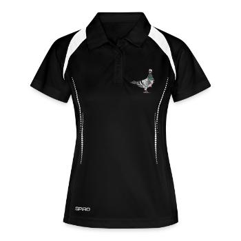 Dove Nurse Stethoscope - Women's Polo breathable - black/white - Front