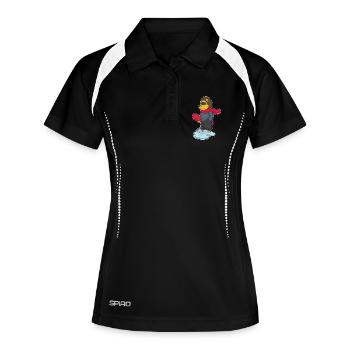 Löwe Snowboarder Snowboard - Women's Polo breathable - black/white - Front