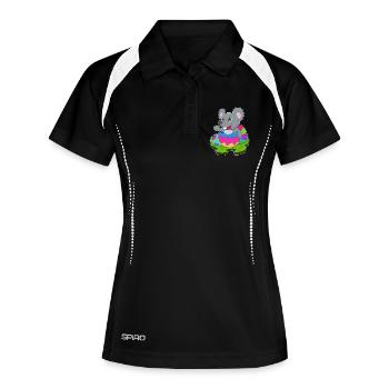 Mouse Easter Easter Eggs - Women's Polo breathable - black/white - Front