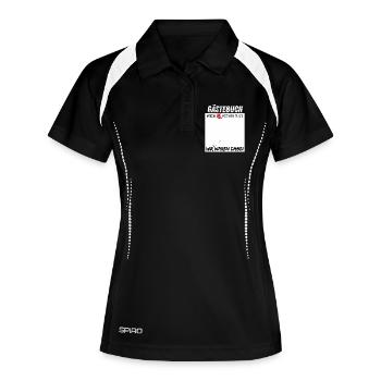 Mein 40 Geburtstag 40 Jahre Geburtstags - Frauen Polo atmungsaktiv - Schwarz/Weiß - Vorne