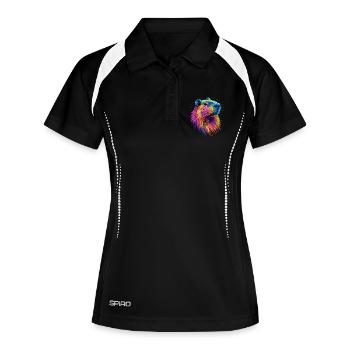 Capybara Be Capy Capybara Funny Capybara - Women's Polo breathable - black/white - Front