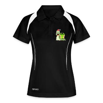Paquet de Noël Escargot - Polo respirant Femme - noir/blanc - Devant