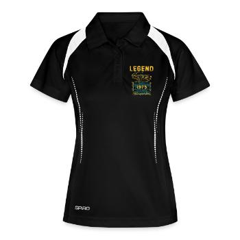 Legend made in 1975 - Women's Polo breathable - black/white - Front