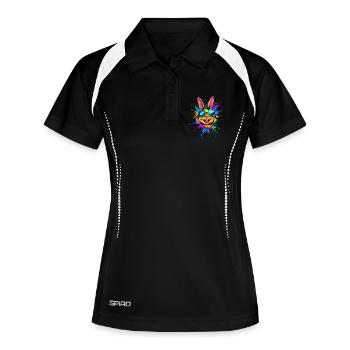 Bunny Rabbit Lover Hare Bunny Cute Bunnies - Women's Polo breathable - black/white - Front