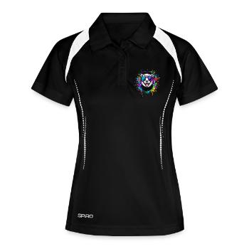 Ferret Ferret Polecat Marten Weasel Cute Ferret - Women's Polo breathable - black/white - Front