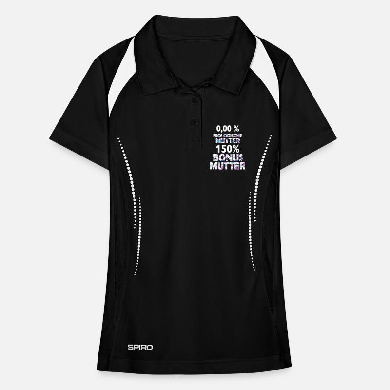Bonus Mutter Mama Stiefmutter Muttertag Geschenk Frauen Polo atmungsaktiv