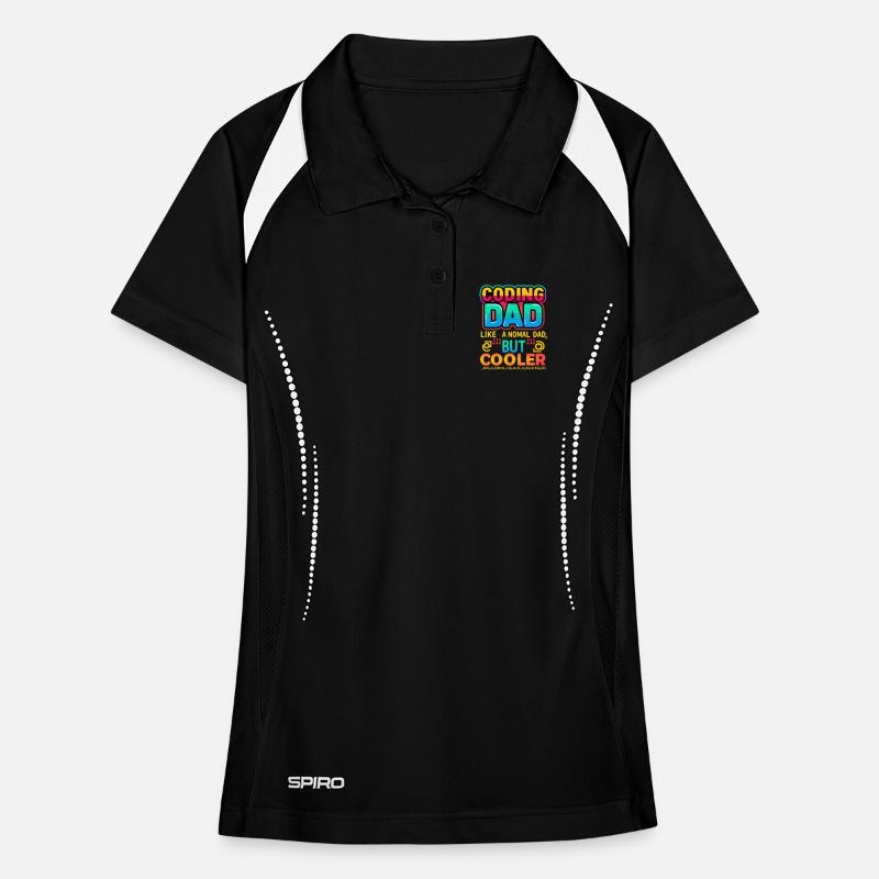 Coding Dad Cooler, Programmer  Women's Polo breathable
