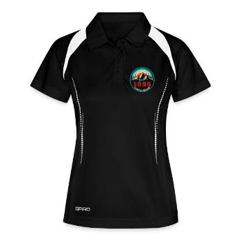 1995 Vintage Vintage Retro Birthday Gift - Women's Polo breathable - black/white - Front