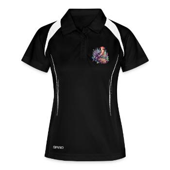 Pic Pic - Polo respirant Femme - noir/blanc - Devant