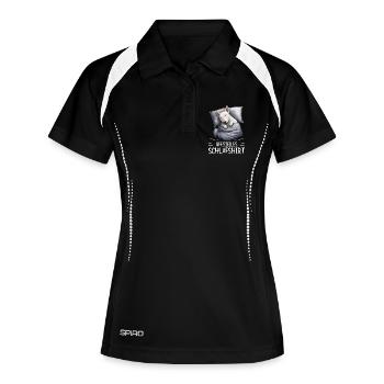 Chemise de nuit officielle Bull Terrier Dog - Polo respirant Femme - noir/blanc - Devant