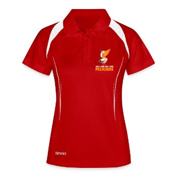 Pelicans Pelican - Women's Polo breathable - red/white - Front