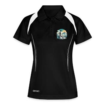 Pingouins Pingouin - Polo respirant Femme - noir/blanc - Devant