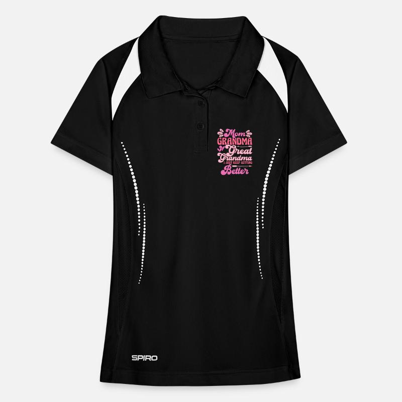 Oma Mama Geschenk Weihnachtsgeschenke Großmutter  Frauen Polo atmungsaktiv