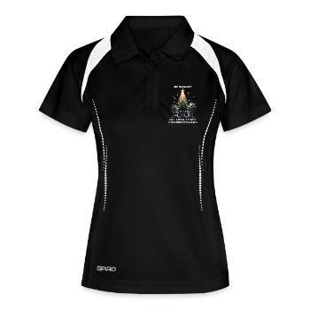 High-Level Chlorophyllers | Plant Squad Saying - Women's Polo breathable - black/white - Front