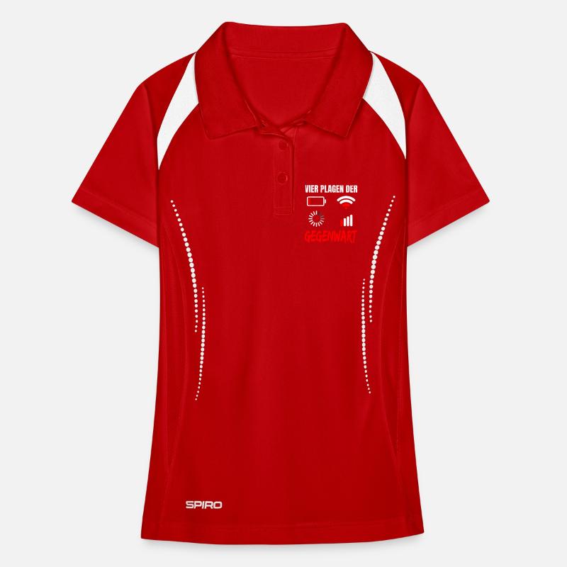 Science Coder FOUR PLAGUES OF THE PRESENT FUNNY Women's Polo breathable