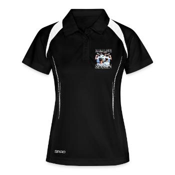 Mec, j’adore Seamen Bootleg inportable - Polo respirant Femme - noir/blanc - Devant