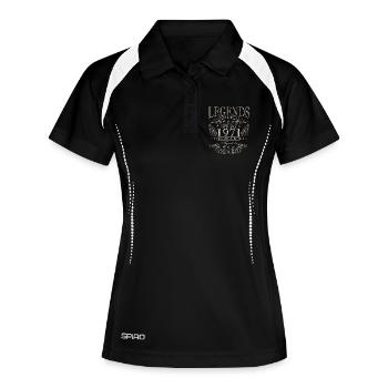 Anniversaire janvier 1971 Cadeau Vintage Limited - Polo respirant Femme - noir/blanc - Devant