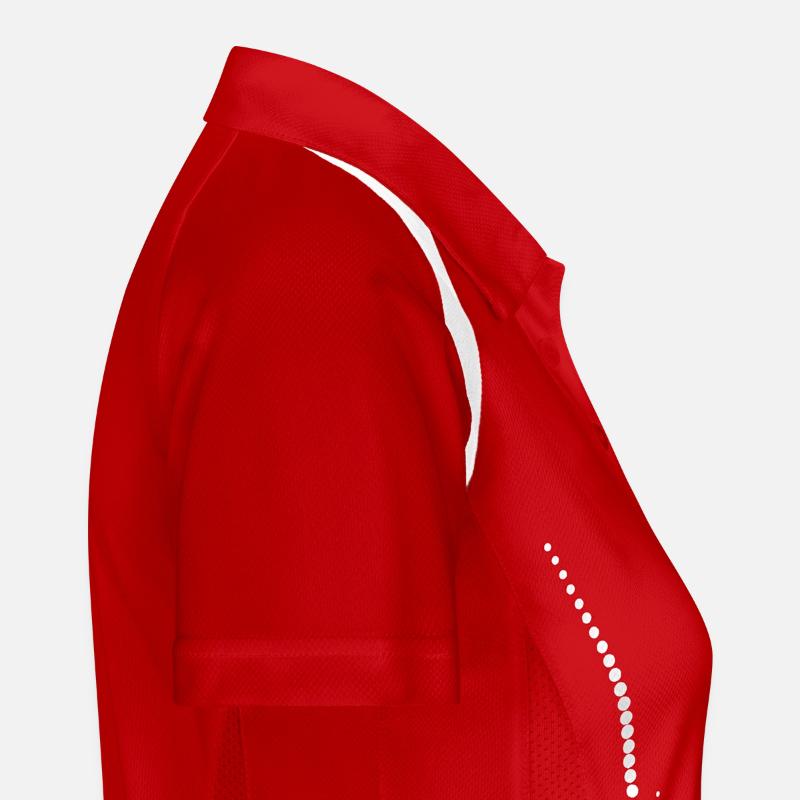 Cœur de conscience à la trisomie Down parfaite Polo respirant Femme