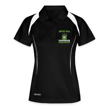 Abitur 2026 Frog with Graduation Gift - Women's Polo breathable - black/white - Front