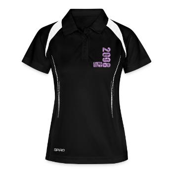 Édition limitée cadeau pour le 18e anniversaire 2008 - Polo respirant Femme - noir/blanc - Devant