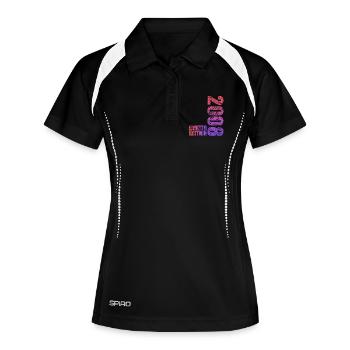 Édition limitée cadeau pour le 18e anniversaire 2008 - Polo respirant Femme - noir/blanc - Devant