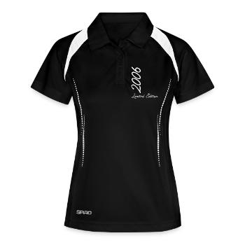 Édition limitée millénaire 2006 - Polo respirant Femme - noir/blanc - Devant