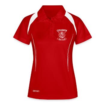 CUXHAVEN WATT ELSE Wadden Sea North Sea Funny - Women's Polo breathable - red/white - Front