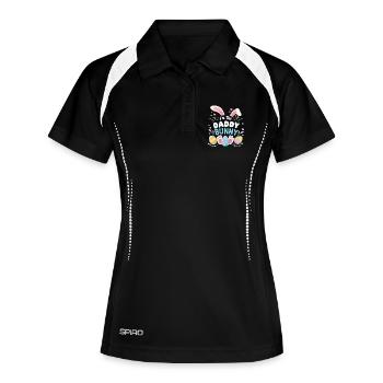 I'm The Dad Bunny Cute Easter Family Matching - Women's Polo breathable - black/white - Front