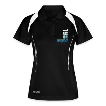 43ème Anniversaire Homme Femme 43 ans 1983 Cadeau - Polo respirant Femme - noir/blanc - Devant
