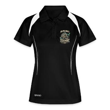Real Estate Agent Ask Me About Zestimate - Women's Polo breathable - black/white - Front