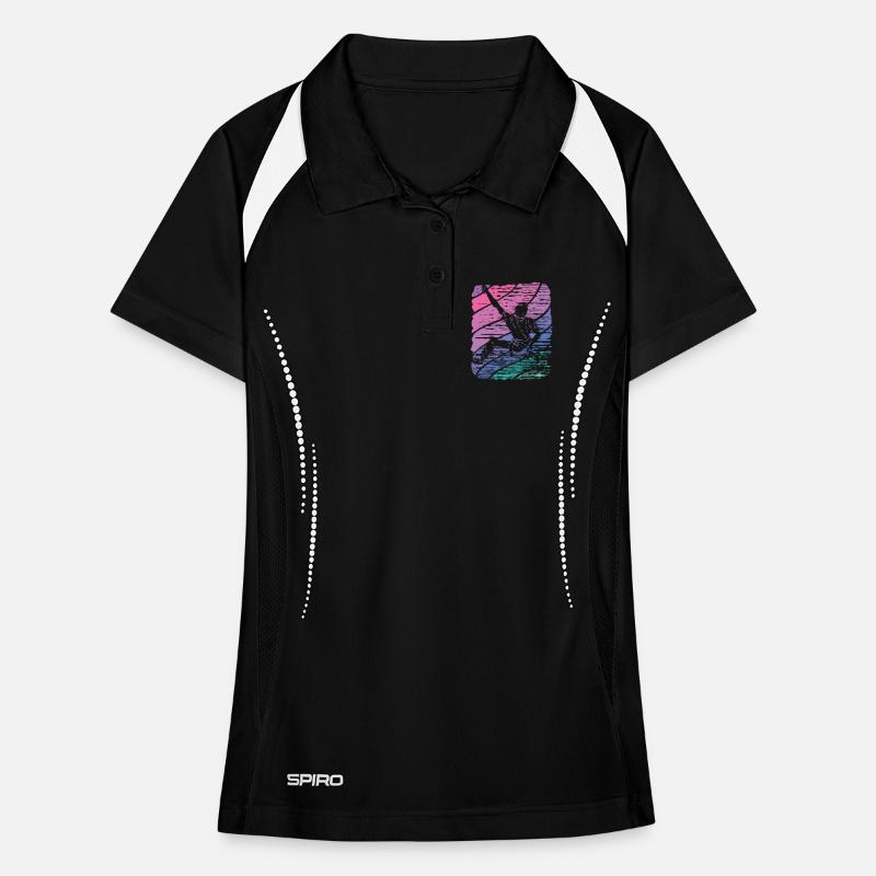 Boulderer Boulder Bouldern Frauen Polo atmungsaktiv