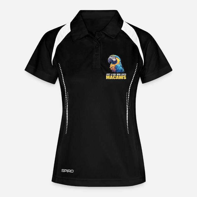 Macaw's Era - Women's Polo breathable - black/white