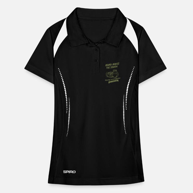 Sourdough Bread Baking Mama Makes The Dough Women's Polo breathable