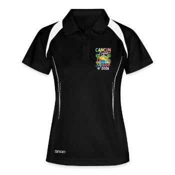 Cancun Cruise Squad 2026 - Women's Polo breathable - black/white - Front