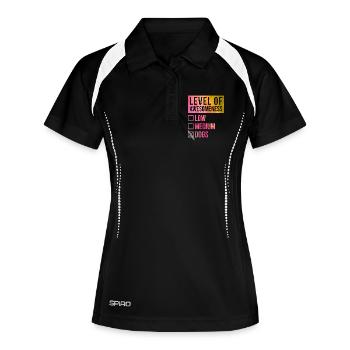 Dog Dog Dog - Women's Polo breathable - black/white - Front