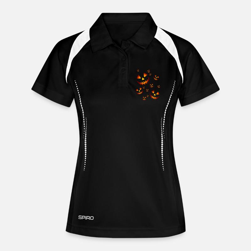 Pumpkins - Women's Polo breathable - black/white