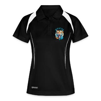 Nepalese tiger - Women's Polo breathable - black/white - Front