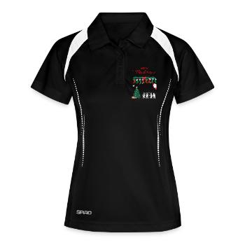 Merry Christmas - Women's Polo breathable - black/white - Front