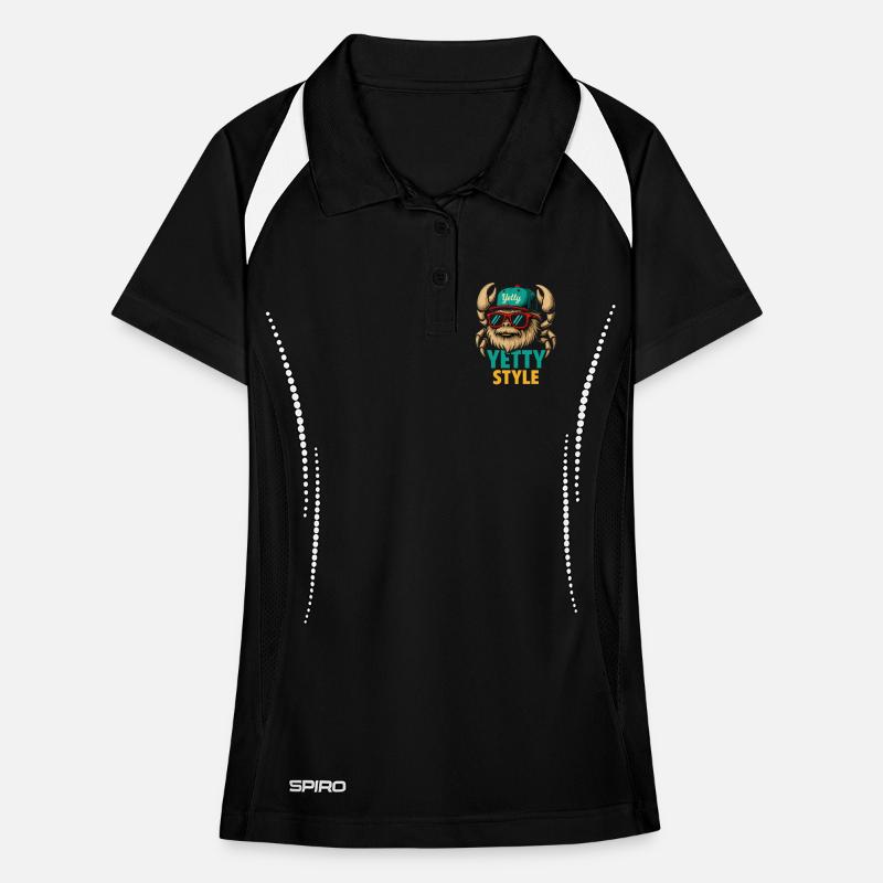 Graphisme Yeti Style Yetty Polo respirant Femme