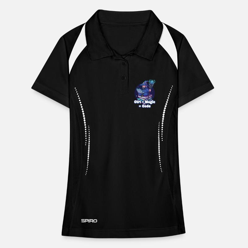 Ctrl Magic Code Wizard Women's Polo breathable