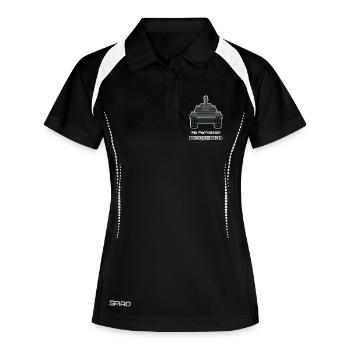 Tank Army - Military SymbolTee - Polo respirant Femme - noir/blanc - Devant