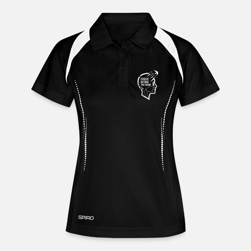 Evolve Beyond The Frame – Creative Design - Women's Polo breathable - black/white