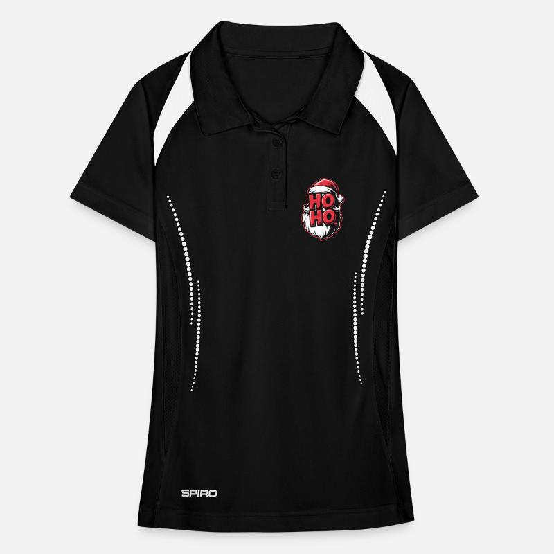 Ho Ho Santa Bart Design Frauen Polo atmungsaktiv
