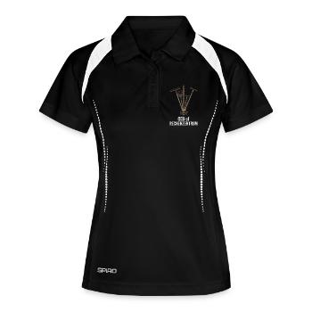 Full Stack Entwickler Coding Programmierer Full St - Frauen Polo atmungsaktiv - Schwarz/Weiß - Vorne